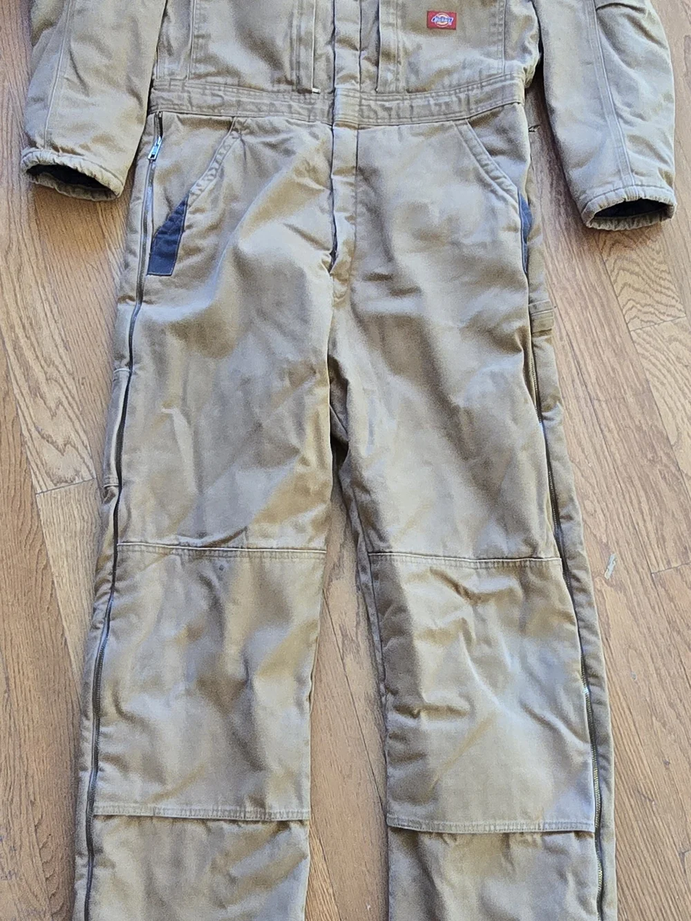 Vintage Y2K Dickies Insulated Coveralls Men's L Tall Brown Duck Workwear